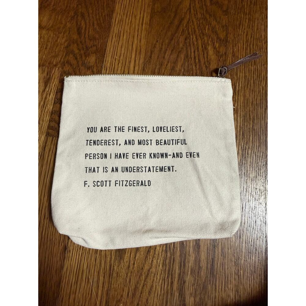 Sugarboo Designs F Scott Fitzgerald Zipper Pouch